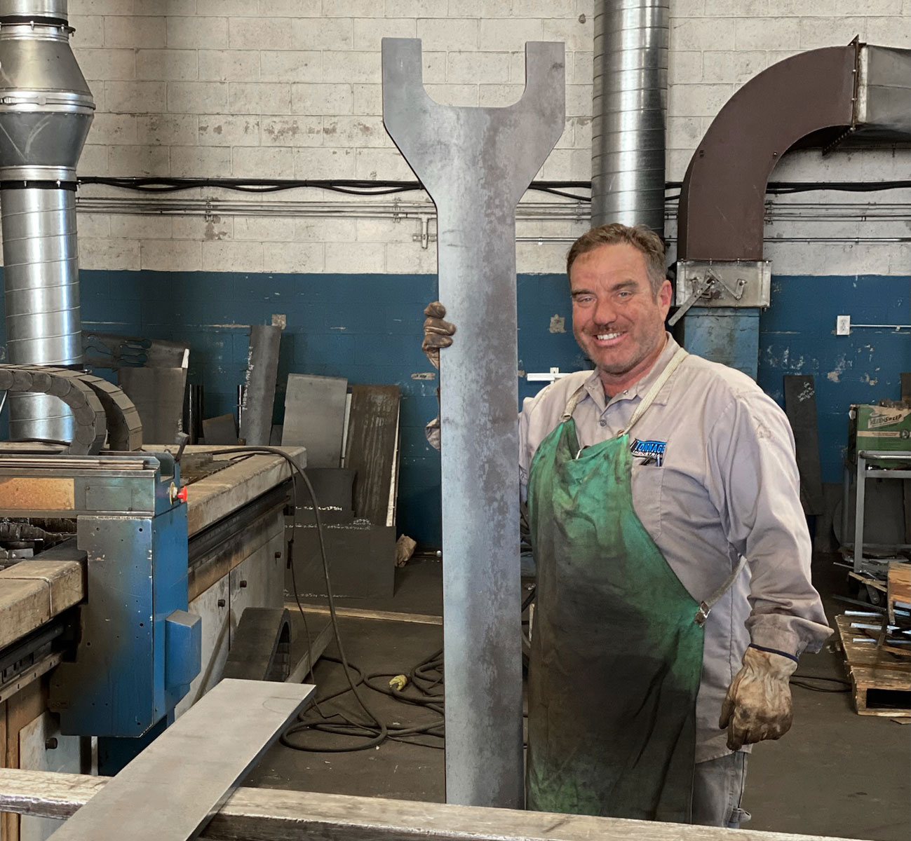 Large-format-fabrication One clear advantage—attention to customer's details